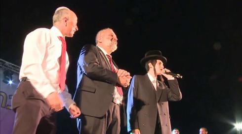 אחרי עפולה: שטיינמץ הופיע בהפרדה גם בנהריה
