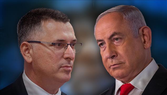 בנימין נתניהו וגדעון סער