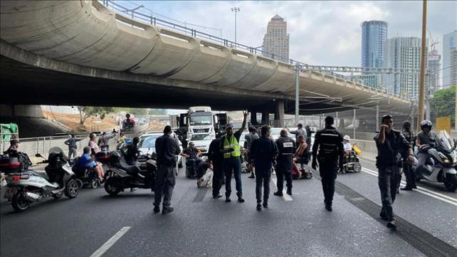 מחאת הנכים בנתיבי איילון 25.07.21