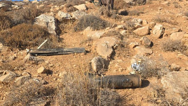 שברי כטב"ם שיורט באזור מצדה נמצאו בדרום הר חברון