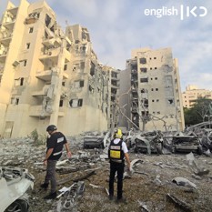 Iranian missile hit in Beersheba