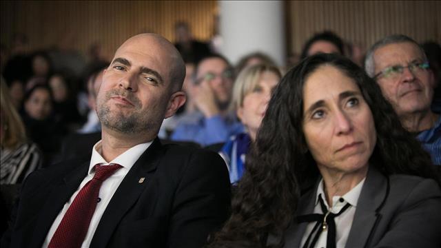 אורלי בן ארי גינזברג ושר המשפטים אמיר אוחנה