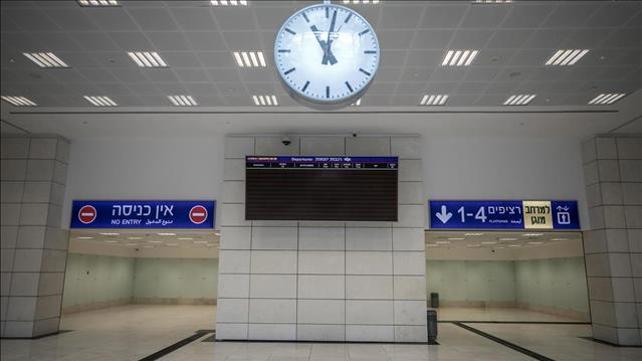 תחנת הרכבת יצחק נבון בירושלים ריקה בגלל קורונה, 14.05.20