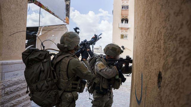 פעילות כוחות צוות הקרב של עוצבת הקומנדו בשכונת חמד בחאן יונס