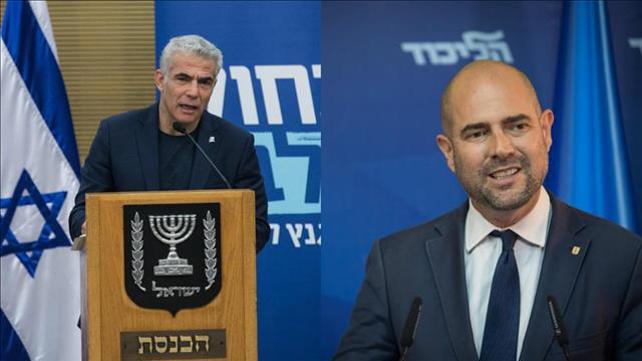 אמיר אוחנה ויאיר לפיד