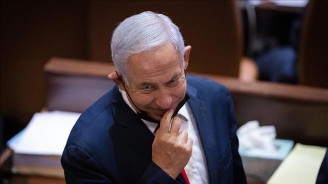 בנימין נתניהו בליל ההצבעה על תקציב 2021 03.11.21