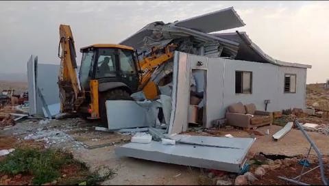 פינוי מאחז בבנימין. ארכיון