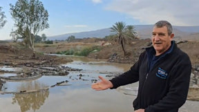 בזכות השלג והגשמים הכבדים: נהר הירדן עושה היסטוריה