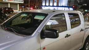 המכונית שבה נורה מומעד לנשיאות אקוודור 10.08.23