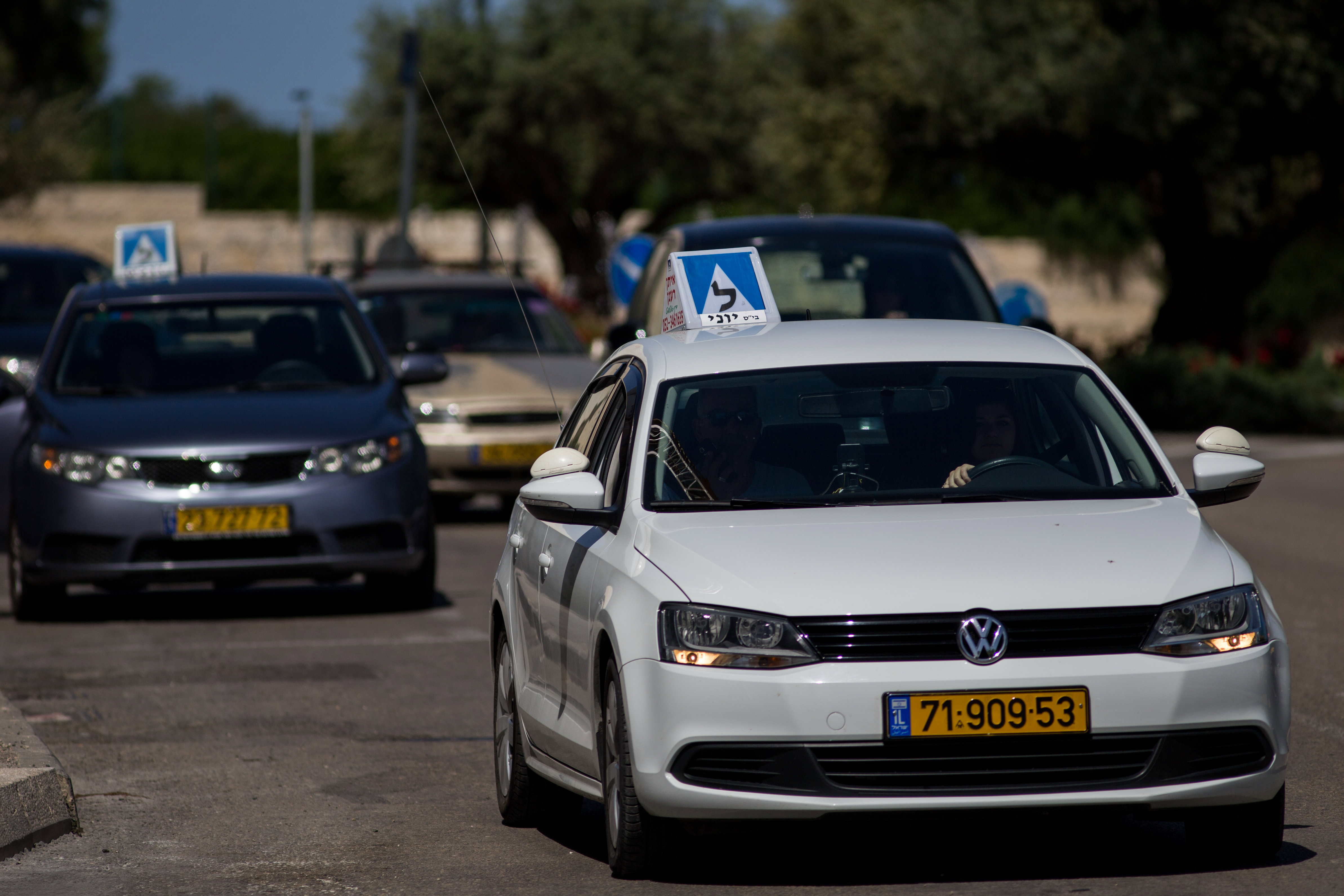 שיעור נהיגה, אילוסטרציה