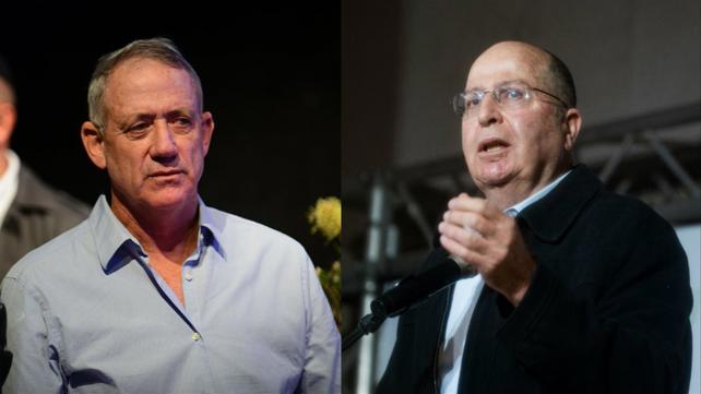 בני גנץ ומשה בוגי יעלון