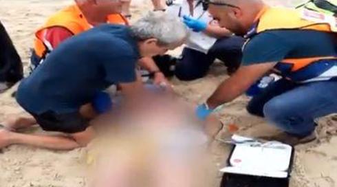 מכת ברק - תיעוד: השניות הראשונות אחרי הפגיעה בבני משפחת חזות