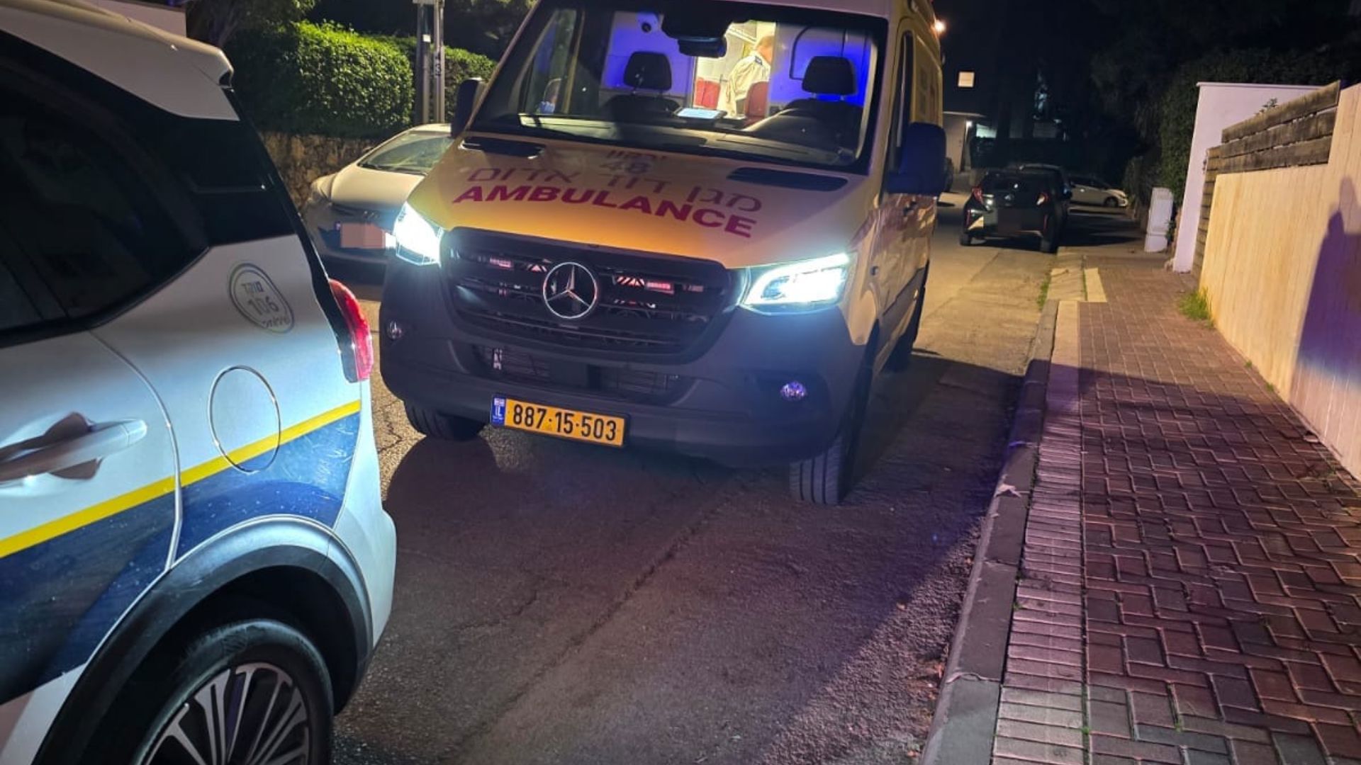 חשד לרצח ברמת השרון - זירת הרצח