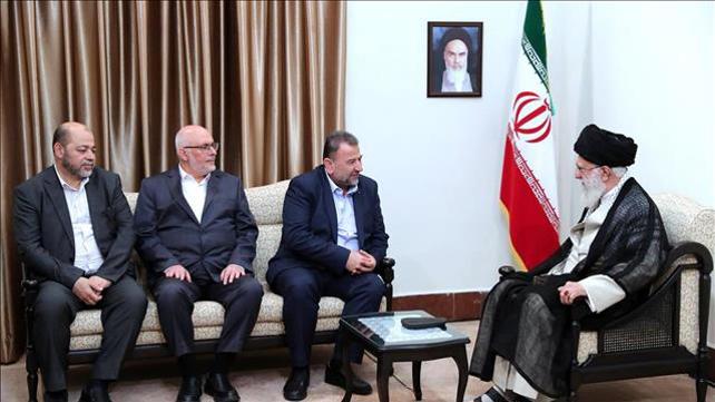 פגישת בכירי חמאס עם חמינאי באיראן 22.07.19
