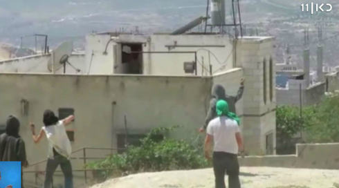 זריקות אבנים ותקיפת כוח מג"ב: תיעוד בלעדי מהאלימות ביצהר