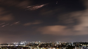 כיפת ברזל מיירטת שיגורים מאיראן בשמי אשקלון