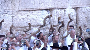 למען שלום החטופים: תפילת שמע המונית נערכה בכותל
