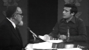 דן מרגלית בראיון עם הרב לוי יצחק רבינוביץ. 1978
