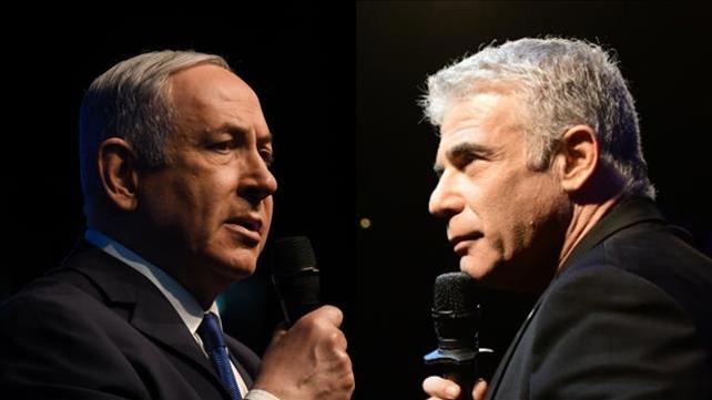 יאיר לפיד, בנימין נתניהו