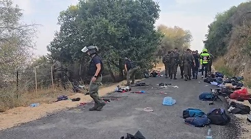 זירת הפיצוץ ברכס רמים