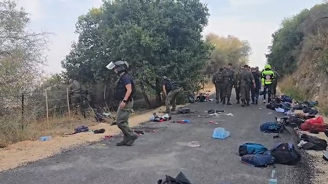 זירת הפיצוץ ברכס רמים