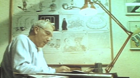 מושיק, קריקטוריסט בעיתון "דבר", 1987