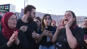 نساء في مظاهرة