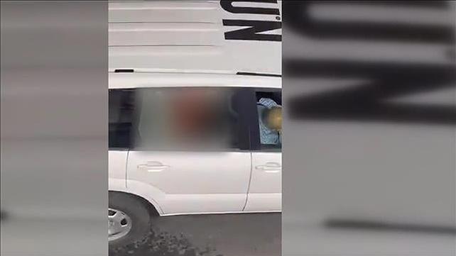 תיעוד קיום יחסי מין ברכב של האו"ם בת"א