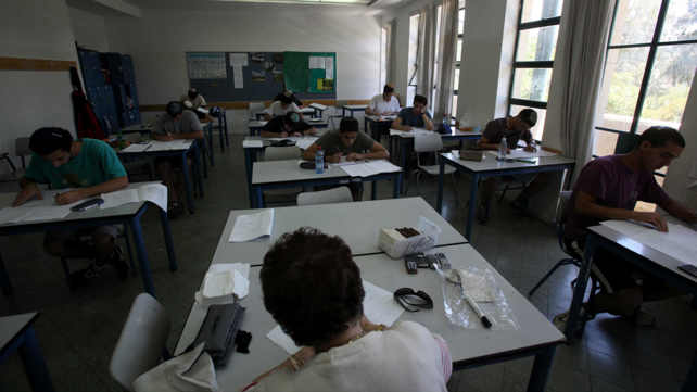 תלמידים בבית ספר תיכון