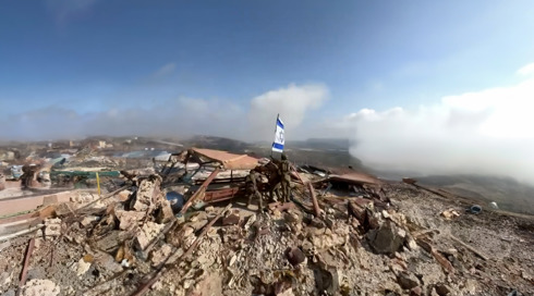 דגל ישראל על חורבות הטיילת האיראנית: צה"ל מעמיק את התמרון בלבנון
