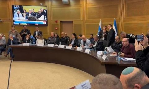 עימות עם השר בן גביר בוועדה לביטחון לאומי