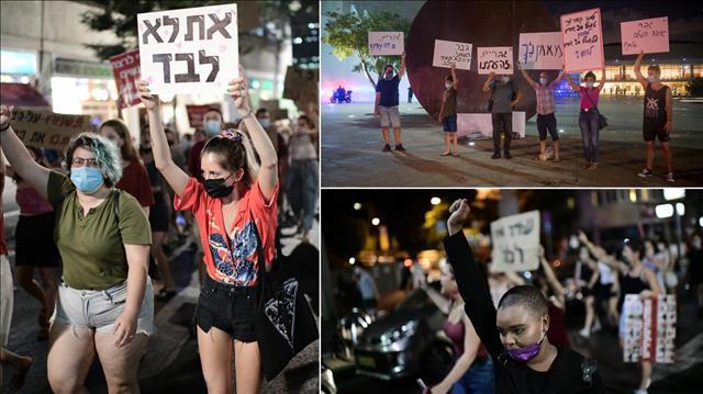 מחאה נגד האונס הקבוצתי באילת בתל אביב 26.08.20