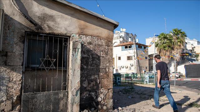 בית כנסת שרוף בלוד בשומר החומות 