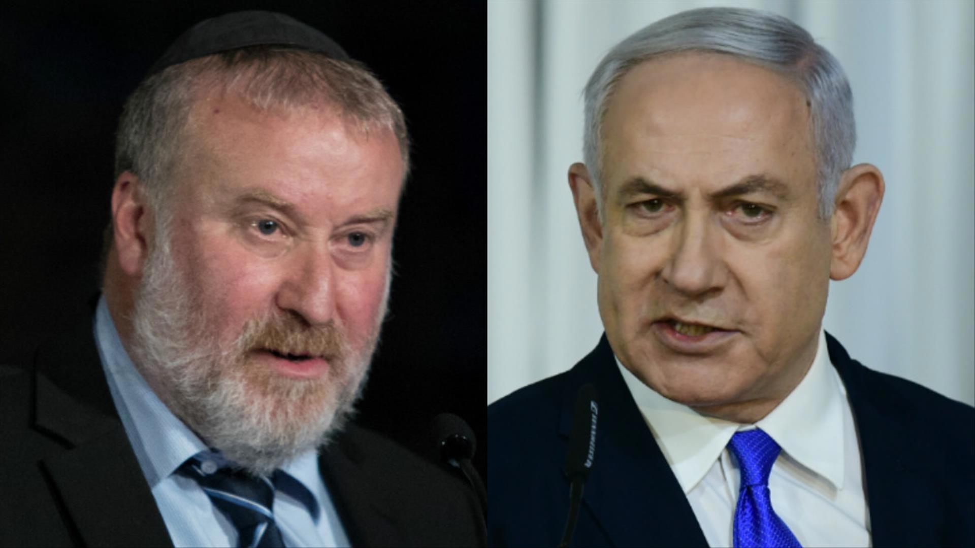 בנימין נתניהו ואביחי מנדלבליט