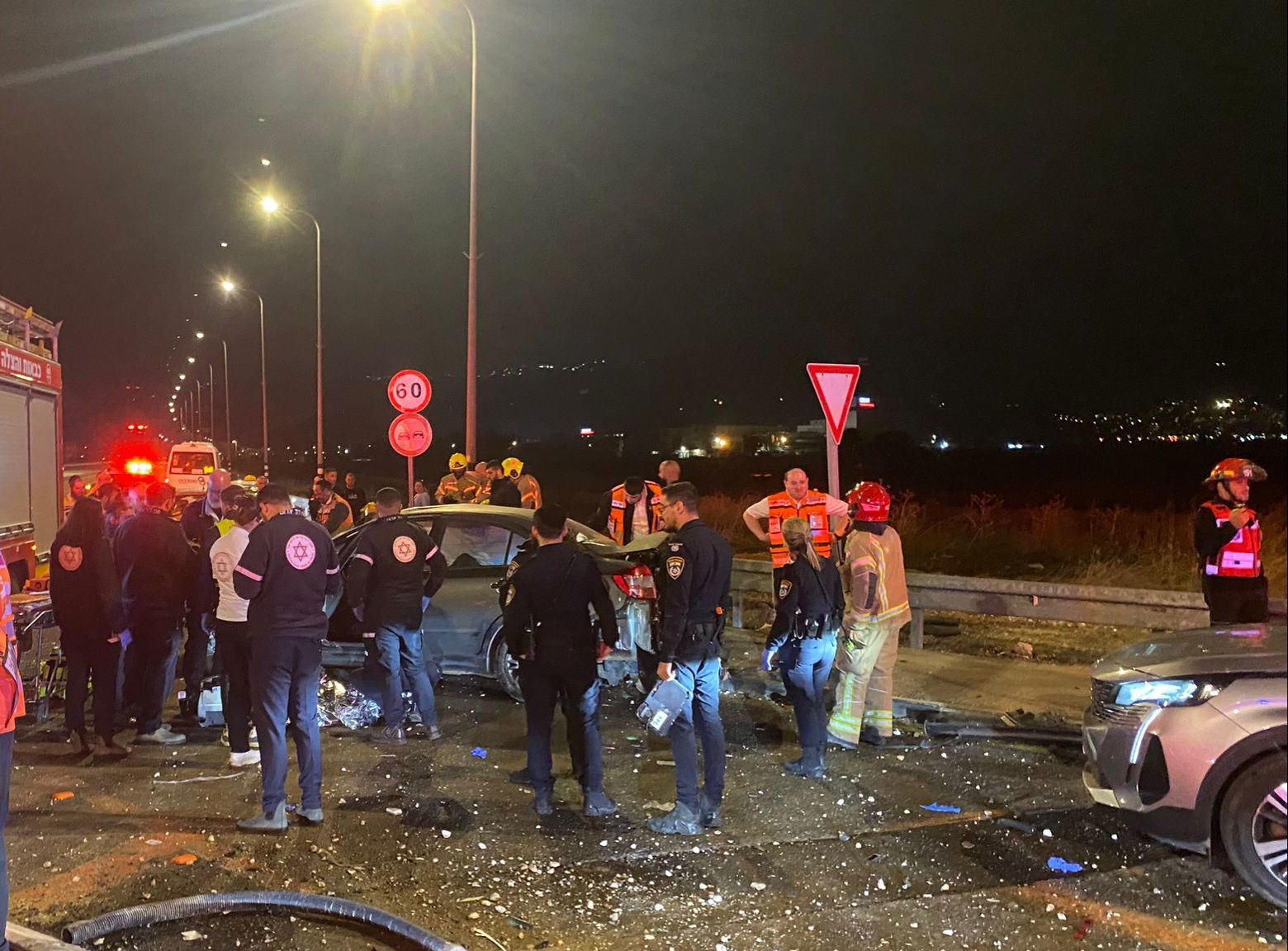 תאונת דרכים בקריית אתא 