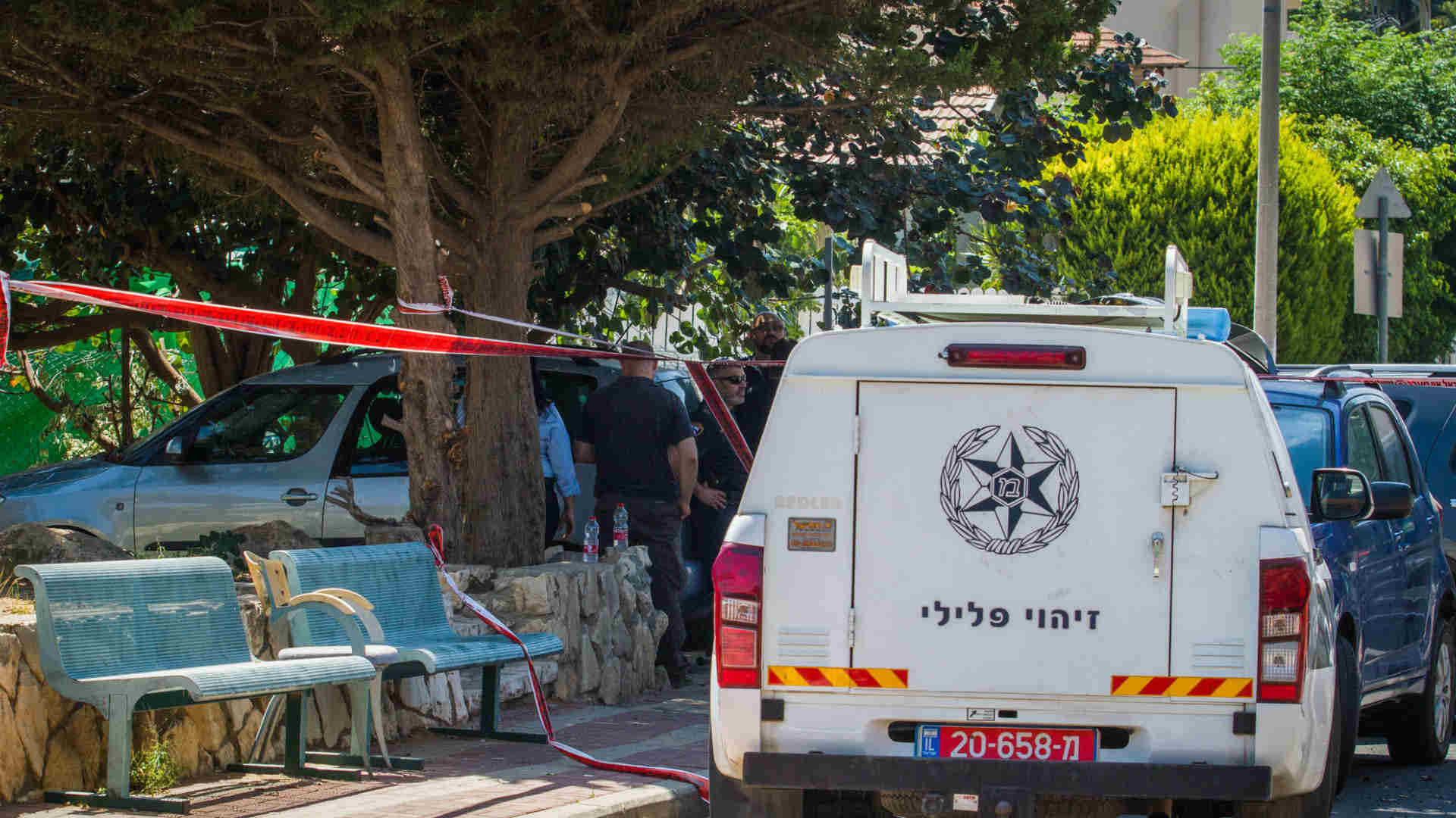 זירת הרצח של אופירה חיים בתל מונד
