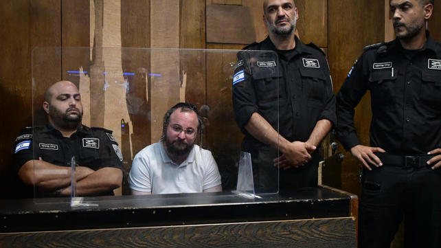 חיים רוטר בבית המשפט בתל אביב