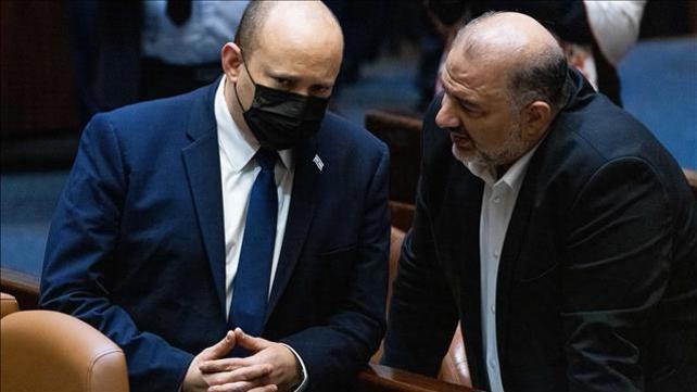 מנסור עבאס נפתלי בנט منصور عباس 