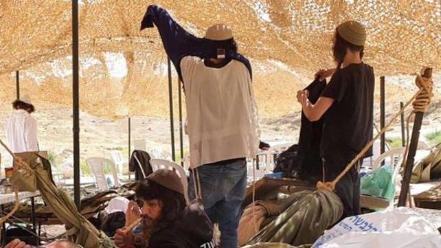 המאחז שפתח צה"ל לנערי גבעות מבודדי קורונה 07.04.20