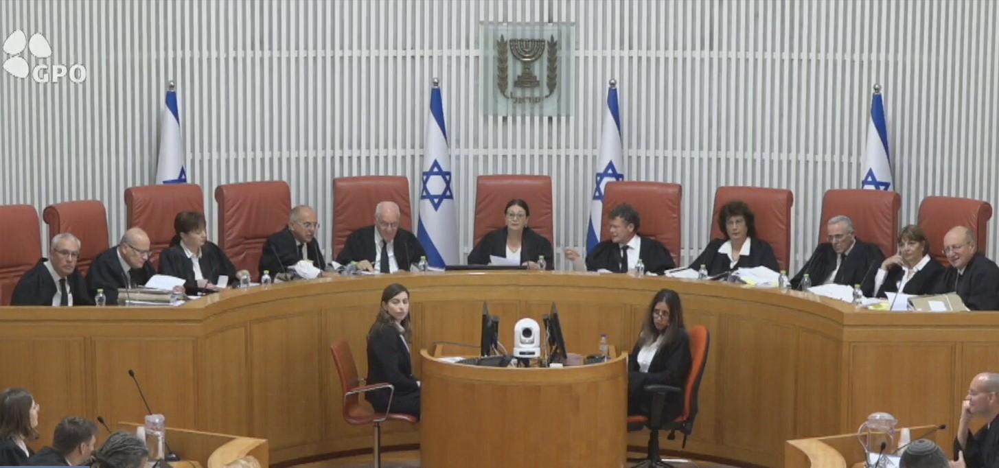 דיון בבג"ץ על חוק הנבצרות