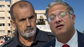 השר בן גביר, מפכ"ל המשטרה דני לוי