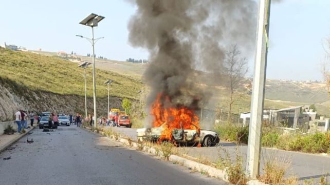 תקיפת רכב בלבנון