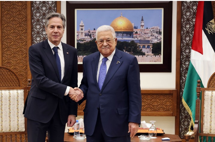 אבו מאזן ובלינקן