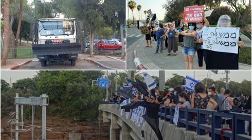 "הרגשתי מכה חזקה בצוואר": ניר סער שנדקר בהפגנה נגד נתניהו משחזר