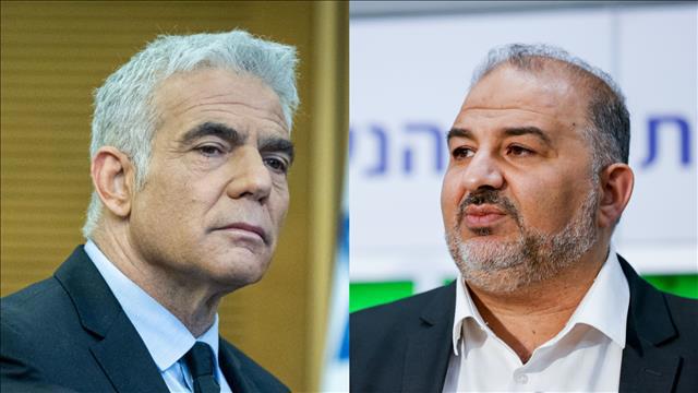 מנסור עבאס, יאיר לפיד