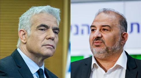 אחרי שיתוף הפעולה עם הרשימה משותפת: עימות בין לפיד ועבאס