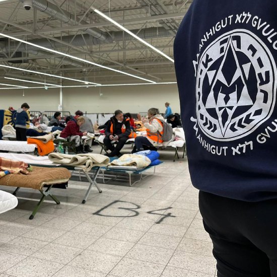 El "caos organizado" en un campo para refugiados de Ucrania