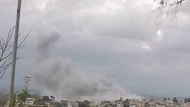 התקיפה בעיירה שחור בדרום לבנון