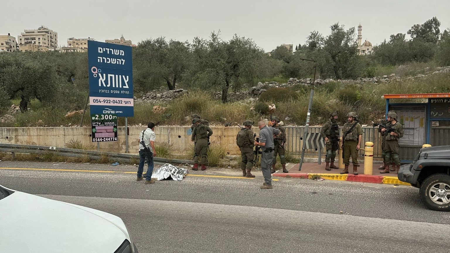 ניסיון פיגוע דקירה בצומת גיתי אבישר