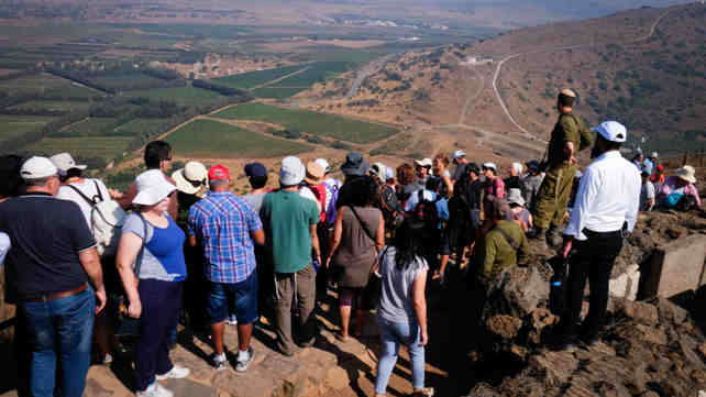 מטיילים ברמת הגולן